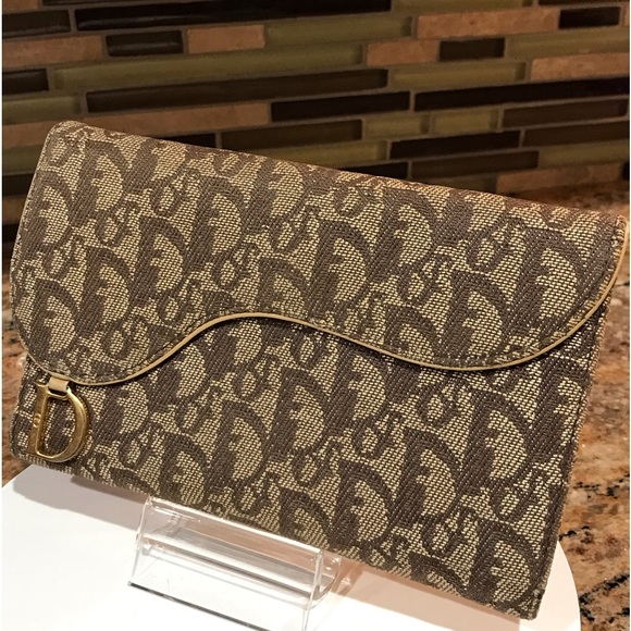 DIOR Signature Trotter Canvas/Leather Wallet 😍❤️‍🔥❤️ - Picture 11 of 17